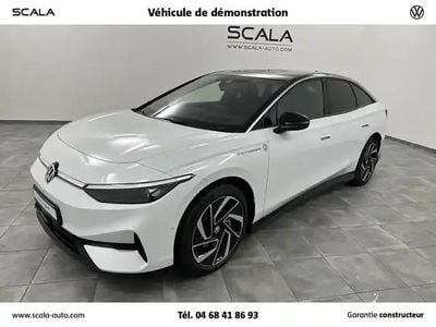 Blanc glacier noir uni Occasion 2023 VW ID.7 Pro Citadine | 50 990 € (Prix assez cher)