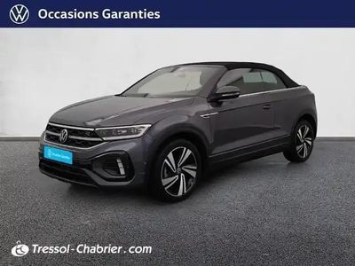 Gris cendre / c Occasion 2022 VW T-Roc Cabriolet R-line Cabriolet | 31 990 € (Prix assez cher)