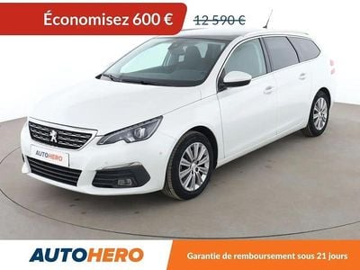 Blanc Occasion 2018 Peugeot 308 SW Allure Break | 11 990 € (Prix juste)