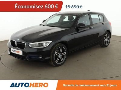 Noir Occasion 2018 BMW 116 Sport Line Citadine | 15 090 € (Prix juste)