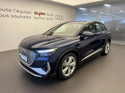 Bleu navarre métallisé Occasion 2025 Audi Q4 e-tron Advanced Plus SUV | 49 990 € (Prix assez cher)