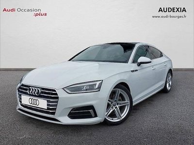 Blanc glacier métallisé Occasion 2019 Audi A5 Sportback S-Line Citadine | 27 890 € (Super prix)
