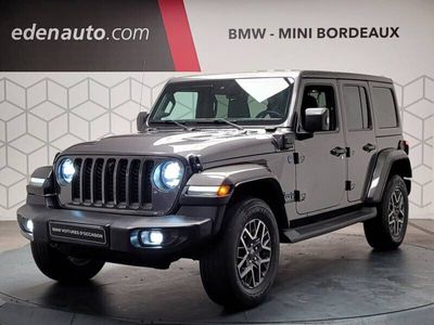 occasion Jeep Wrangler Unlimited 4xe 2.0 l T 380 ch PHEV 4x4 BVA8 First Edition