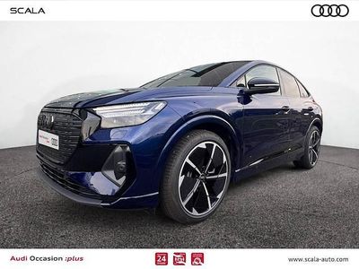 Bleu navarre métallisé Occasion 2024 Audi Q4 Sportback e-tron Design SUV | 42 990 € (Bon prix)