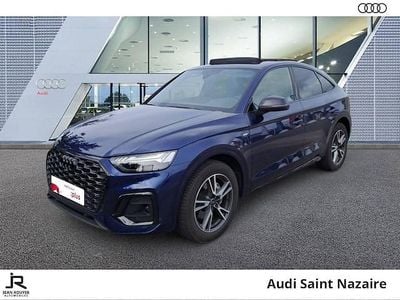 Occasion Audi Q5 Sportback S-Line 163 ch (119 kW) 2025 Bleu navarre métallisé SUV