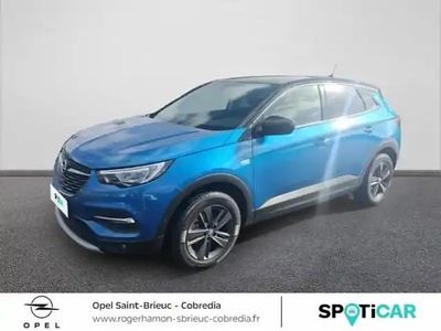 Toit+rétros ext noir/bleu topaze Occasion 2021 Opel Grandland X GS Line SUV | 17 990 € (Bon prix)