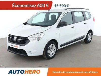 Blanc Occasion 2020 Dacia Lodgy Essentiel Monospace | 14 990 € (Bon prix)
