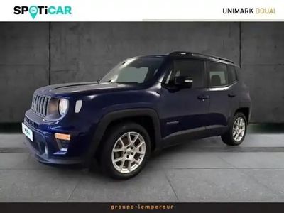 Jet set blue Occasion 2021 Jeep Renegade Limited SUV | 20 490 € (Prix juste)