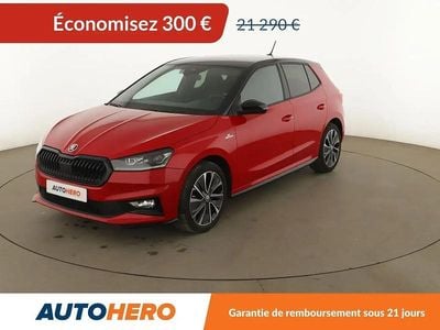 Rouge Occasion 2023 Skoda Fabia Monte Carlo Citadine | 20 990 € (Bon prix)
