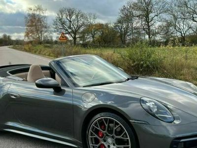 occasion Porsche 911 Carrera S Cabriolet 992 450 Sport Design Pack Gris JA 20,21" RS Spyder Garantie Usine 02/2022 reconductible CG et Ecotaxe comprises