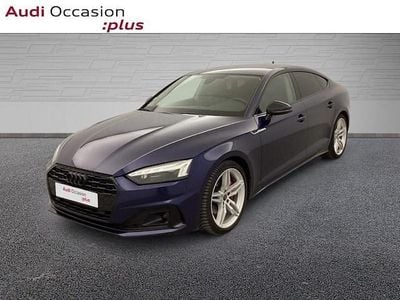 Occasion Audi A5 Sportback Advanced 204 ch (150 kW) 2022 Bleu navarre métallisé Citadine