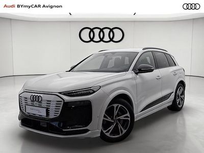 Blanc glacier métallisé Occasion 2025 Audi Q6 e-tron S-Line SUV | 69 990 € (Prix juste)