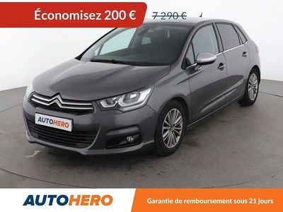 Gris Occasion 2015 Citroën C4 PureTech Berline | 7 090 € (Prix assez cher)