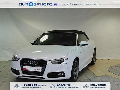 Occasion Audi A5 Cabriolet S-Line 228 ch (167 kW) 2015 Blanc Cabriolet