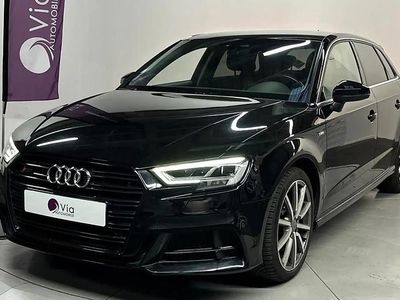 Noir Occasion 2018 Audi A3 Design Berline | 18 499 € (Prix assez cher)