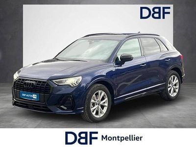 Bleu navarre métallisé Occasion 2025 Audi Q3 S-line plus SUV | 42 880 € (Prix juste)