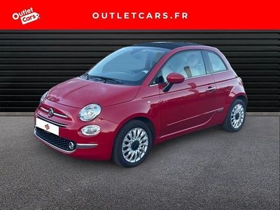 Pasodoble red pastel Occasion 2016 Fiat 500 Lounge Cabriolet | 9 990 € (Prix juste)