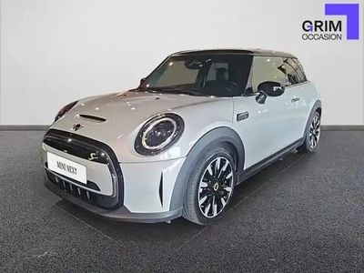 White silver metallic Occasion 2022 Mini Cooper SE Hatch Citadine | 17 490 € (Prix juste)