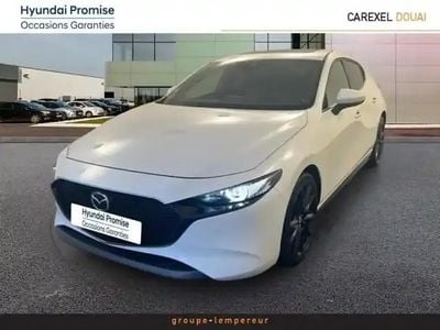 Occasion Mazda 3 Exclusive 2021 Snowflake white pearl mica Berline