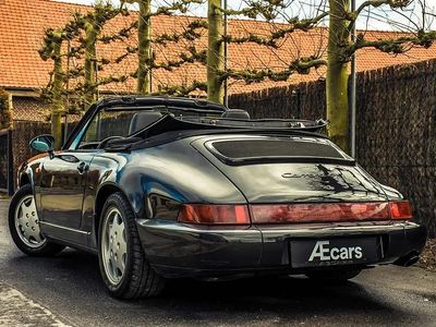 Noir Occasion 1990 Porsche 911 Carrera 4 Cabriolet Cabriolet | 79 950 €