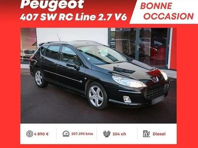 Noir Occasion 2007 Peugeot 407 RC Break | 4 890 €