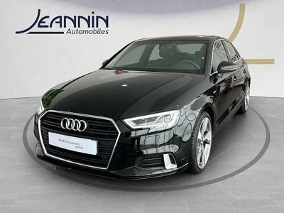 Noir brillant Occasion 2018 Audi A3 Sport Berline | 22 490 € (Prix juste)