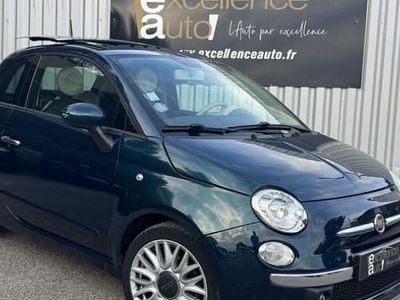 Bleu Occasion 2015 Fiat 500 Lounge Citadine | 7 990 € (Prix juste)