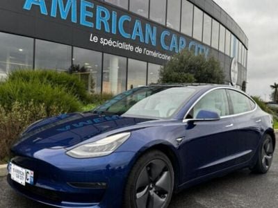 Occasion Tesla Model 3 Long Range AWD 339 kW (462 ch) 2019 Bleu Berline