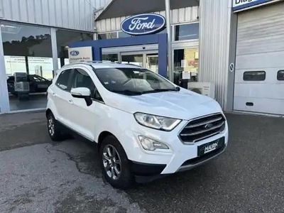 Blanc glacier Occasion 2019 Ford Ecosport Titanium SUV | 13 490 € (Prix assez cher)