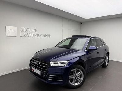 Bleu navarre métallisé Occasion 2020 Audi Q5 S-Line SUV | 40 900 € (Bon prix)