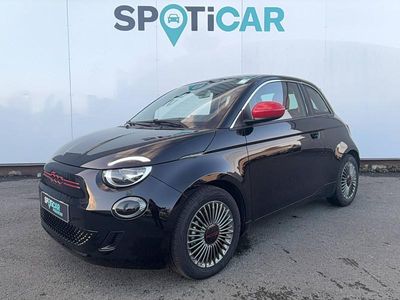 Noir Occasion 2021 Fiat 500e Red Citadine | 12 500 € (Prix juste)