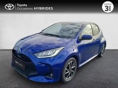 Occasion Toyota Yaris Hybrid Design 116 ch (85 kW) 2023 Bleu genièvre (m) Berline