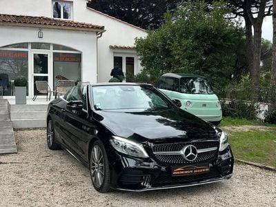 Noir Occasion 2021 Mercedes C220 AMG line Cabriolet | 34 890 € (Super prix)