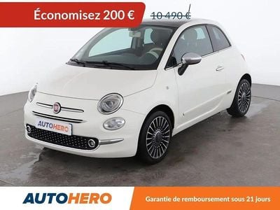Blanc Occasion 2016 Fiat 500 Lounge Citadine | 10 290 € (Bon prix)
