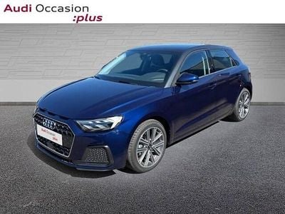 Nouvelle Audi A1 Sportback Design 116 ch (85 kW) 2025 Bleu navarre métallisé gris manhattan métallisé Citadine