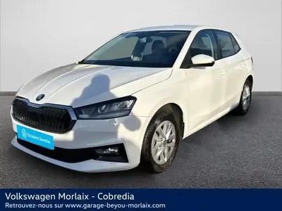 Blanc cristal spéciale Occasion 2022 Skoda Fabia Ambition Berline | 17 490 € (Prix assez cher)