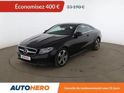 Occasion Mercedes E300 Executive 245 ch (180 kW) 2018 Noir Coupé
