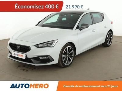 Blanc Occasion 2021 Seat Leon FR Berline | 21 590 € (Prix juste)