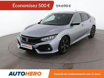 Gris Occasion 2017 Honda Civic Executive Berline | 14 190 € (Prix juste)