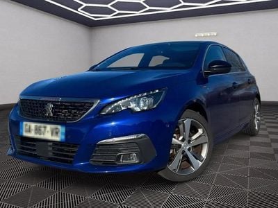 Bleu Occasion 2018 Peugeot 308 GT-line Berline | 10 999 € (Bon prix)