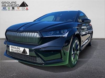 Noir Occasion 2023 Skoda Enyaq iV SportLine SUV | 49 990 € (Prix cher)