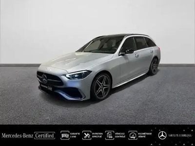 Argent hightech métallisé Occasion 2024 Mercedes C220 AMG line Break | 53 890 € (Prix cher)