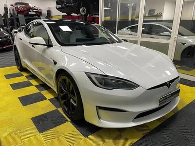 Occasion Tesla Model S Plaid 750 kW (1020 ch) 2023 Blanc Citadine