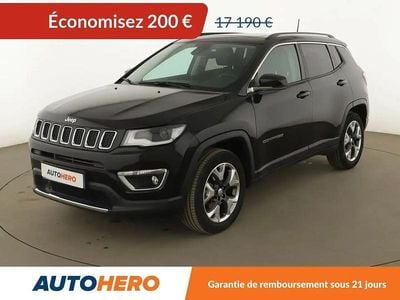Noir Occasion 2017 Jeep Compass Limited SUV | 16 990 € (Prix cher)