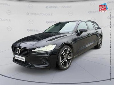 Noir Occasion 2021 Volvo V60 R-Design Break | 32 999 € (Prix cher)