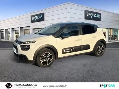 Blanc banquise (o) bleu emeraude Occasion 2021 Citroën C3 Feel Berline | 9 490 € (Bon prix)