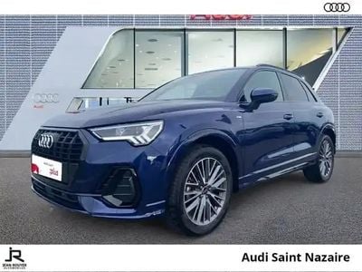 Bleu navarre métallisé Occasion 2024 Audi Q3 S-Line SUV | 40 990 € (Prix juste)