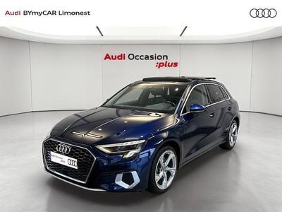 Occasion Audi A3 Sportback e-tron Design 150 ch (110 kW) 2021 Bleu navarre métallisé Citadine