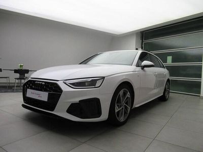 Blanc arcona Occasion 2024 Audi A4 S-Line Break | 39 547 € (Prix assez cher)