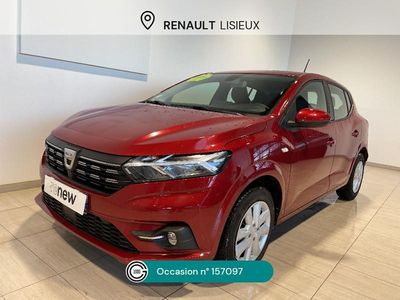 Rouge Occasion 2022 Dacia Sandero Comfort Citadine | 13 490 € (Bon prix)